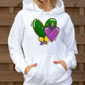 Mardi Gras Hearts Cute Outfit Women Girls Kids Toddler Hoodie 3 3