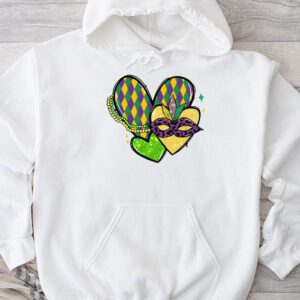 Mardi Gras Hearts Cute Outfit Women Girls Kids Toddler Hoodie