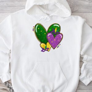 Mardi Gras Hearts Cute Outfit Women Girls Kids Toddler Hoodie