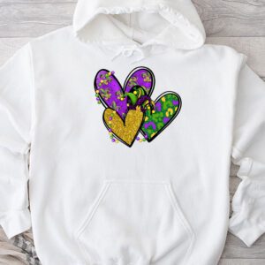 Mardi Gras Hearts Cute Outfit Women Girls Kids Toddler Hoodie