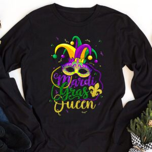 Mardi Gras Queen Parade Costume Party Women Gift Mardi Gras Longsleeve Tee 1 1