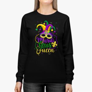 Mardi Gras Queen Parade Costume Party Women Gift Mardi Gras Longsleeve Tee 2 1