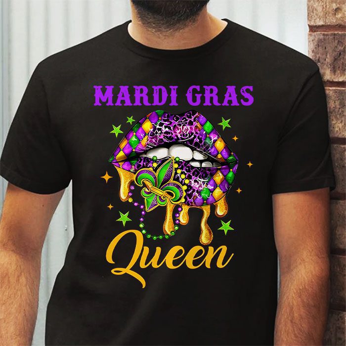 Mardi Gras Queen Parade Costume Party Women Gift Mardi Gras T Shirt 2 3