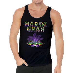 Mardi Gras Shirts For Women Kids Men Beads Mask Feathers Hat Tank Top 3 4