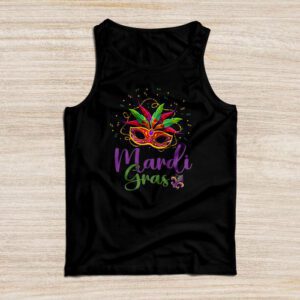 Mardi Gras Shirts For Women Kids Men Beads Mask Feathers Hat Tank Top