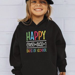 Math Formula 100 Days Of School Funny Math Teacher 100th Day Hoodie 3