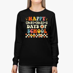 Math Formula 100 Days Of School Funny Math Teacher 100th Day Longsleeve Tee 2 3