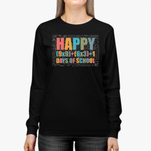 Math Formula 100 Days Of School Funny Math Teacher 100th Day Longsleeve Tee 2 4