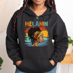 Melanin Afro Natural Hair Queen Cute Black Girl Magic Gift Hoodie 1 1