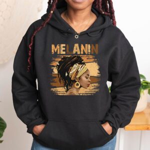 Melanin Afro Natural Hair Queen Cute Black Girl Magic Gift Hoodie 1 2