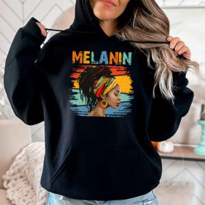 Melanin Afro Natural Hair Queen Cute Black Girl Magic Gift Hoodie 2 1