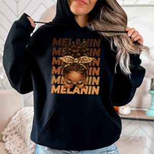 Melanin Afro Natural Hair Queen Cute Black Girl Magic Gift Hoodie 2 3