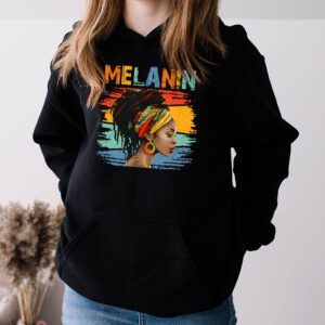 Melanin Afro Natural Hair Queen Cute Black Girl Magic Gift Hoodie 3 1