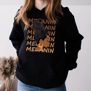 Melanin Afro Natural Hair Queen Cute Black Girl Magic Gift Hoodie 3