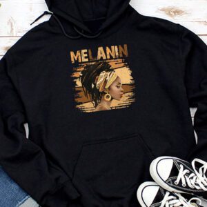 Melanin Afro Natural Hair Queen Cute Black Girl Magic Gift Hoodie