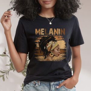 Melanin Afro Natural Hair Queen Cute Black Girl Magic Gift T Shirt 1 2