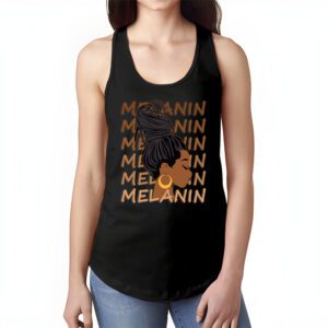 Melanin Afro Natural Hair Queen Cute Black Girl Magic Gift Tank Top 1