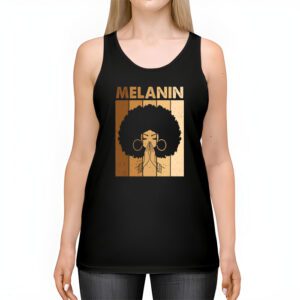 Melanin Afro Natural Hair Queen Cute Black Girl Magic Gift Tank Top 2 4