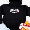 Men Girl Dad Est 2024 Newborn Daddy Father baby girl Hoodie