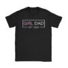 Men Girl Dad Est 2024 Newborn Daddy Father baby girl T-Shirt