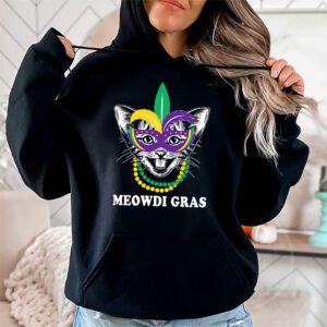 Meowdi Gras Mardi Gras Cat Lover New Orleans Louisiana USA Hoodie 1 2