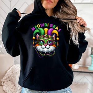 Meowdi Gras Mardi Gras Cat Lover New Orleans Louisiana USA Hoodie 1 3