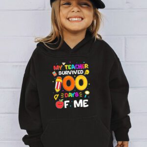 My Teacher Survived 100 Days of Me Happy 100th Day Of School Hoodie 3 2