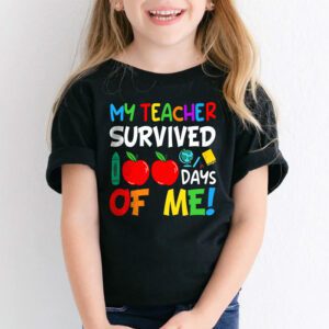 My Teacher Survived 100 Days of Me Happy 100th Day Of School T Shirt 2 1