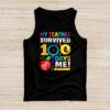 My Teacher Survived 100 Days of Me Happy 100th Day Of School Tank Top