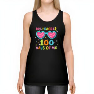 My Teacher Survived 100 Days of Me Happy 100th Day Of School Tank Top 2 3