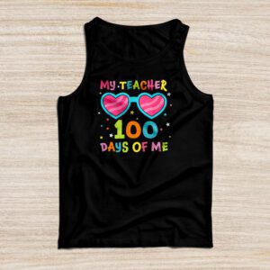 My Teacher Survived 100 Days of Me Happy 100th Day Of School Tank Top