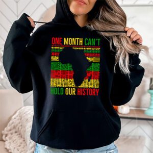 One Month Cant Hold Our History Pan African Black History Hoodie 1 3