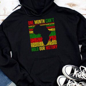 One Month Cant Hold Our History Pan African Black History Hoodie