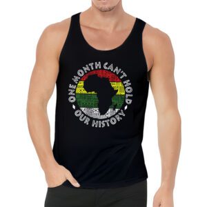 One Month Cant Hold Our History Pan African Black History Tank Top 3