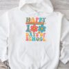 Retro 100 Days of School Teachers Kids Groovy 100th Day Hoodie