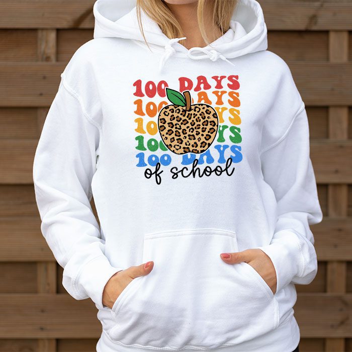 Retro-Groovy-100-Days-Happy-100th-Day-Of-School-Teacher-Kids-Hoodie-1 Retro Groovy 100 Days Happy 100th Day Of School Teacher Kids Hoodie 1