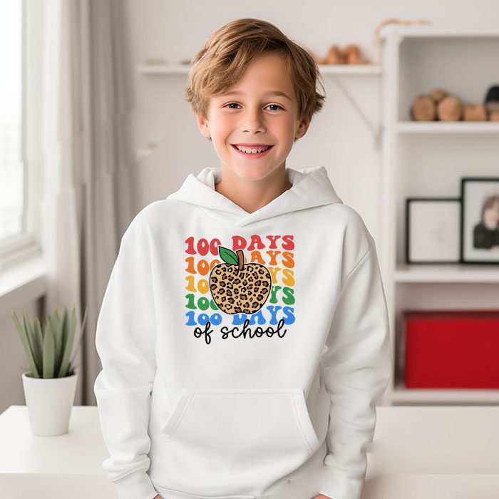 Retro-Groovy-100-Days-Happy-100th-Day-Of-School-Teacher-Kids-Hoodie-3 Retro Groovy 100 Days Happy 100th Day Of School Teacher Kids Hoodie 3