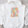 Retro Groovy 100 Days Happy 100th Day Of School Teacher Kids Hoodie