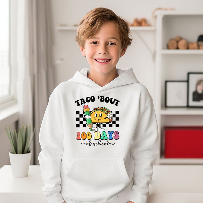 Retro-Groovy-100th-Day-Teacher-Taco-Bout-100-Days-of-School-Hoodie-3 Retro Groovy 100th Day Teacher Taco Bout 100 Days of School Hoodie 3 4