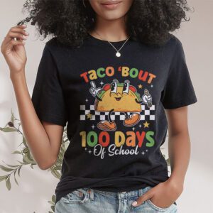 Retro Groovy 100th Day Teacher Taco Bout 100 Days of School T Shirt 1 13