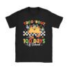 Retro Groovy 100th Day Teacher Taco Bout 100 Days of School T-Shirt