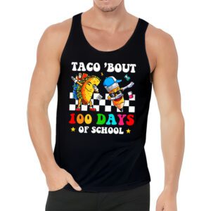 Retro Groovy 100th Day Teacher Taco Bout 100 Days of School T Shirt 3 9