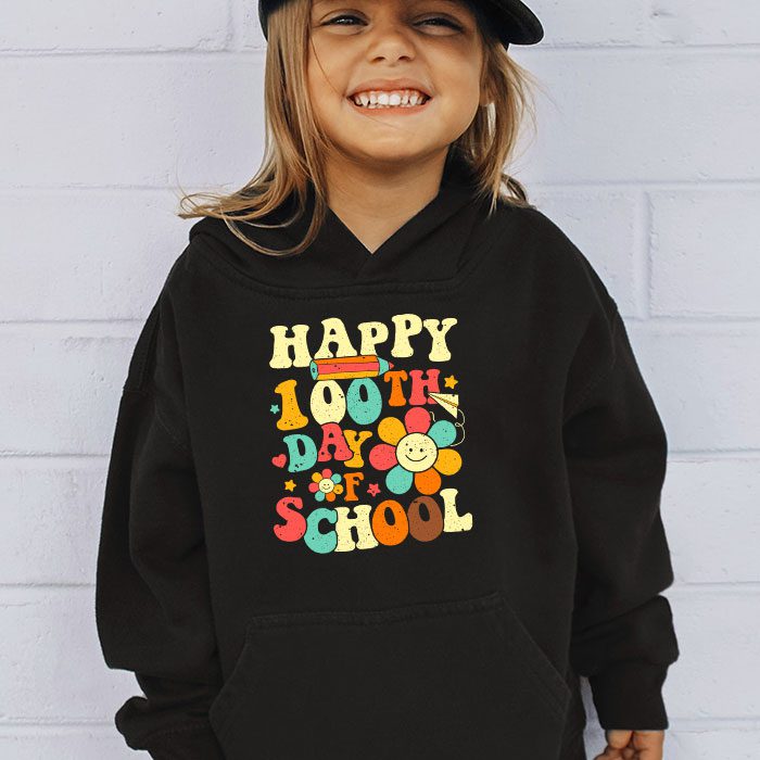 Retro-Groovy-Happy-100-Days-Of-School-Teacher-And-Student-Hoodie-3 Retro Groovy Happy 100 Days Of School Teacher And Student Hoodie 3 2