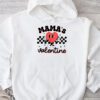 Retro Groovy Mama is My Valentine Cute Heart Boys Girls Kids Hoodie