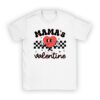 Retro Groovy Mama is My Valentine Cute Heart Boys Girls Kids T-Shirt
