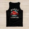 Retro Groovy Mama is My Valentine Cute Heart Boys Girls Kids Tank Top
