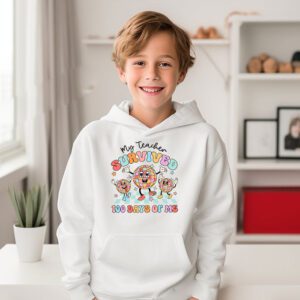 Retro Groovy School Boys Girls Kids Gift 100 Days Of School Hoodie 1 Retro Groovy School Boys Girls Kids Gift 100 Days Of School Hoodie 1 3