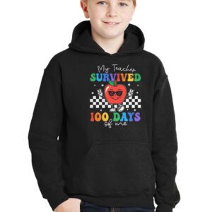 Retro Groovy School Boys Girls Kids Gift 100 Days Of School Hoodie 2 Retro Groovy School Boys Girls Kids Gift 100 Days Of School Hoodie 2 2