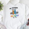 Retro Groovy School Boys Girls Kids Gift 100 Days Of School Hoodie