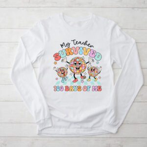 Retro Groovy School Boys Girls Kids Gift 100 Days Of School Longsleeve Tee 2 Retro Groovy School Boys Girls Kids Gift 100 Days Of School Longsleeve Tee 2 3